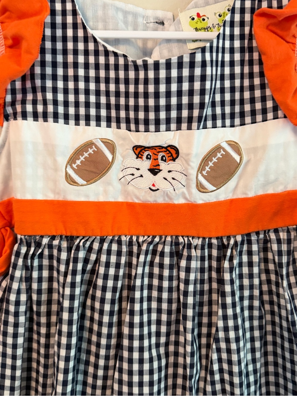 Teacups & Tadpoles Auburn Tigers Dress - Picture 2 of 4